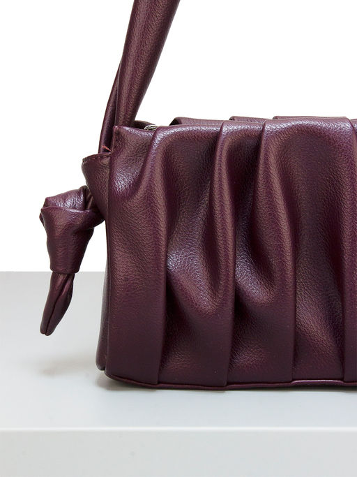 LACCOMA сумка Алиса-23-L815 ежевичный эко кожа хлопок фото 3
