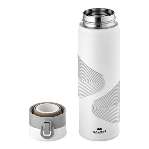 Термос Walmer Trace, 0.45 л, цвет белый  фото 4