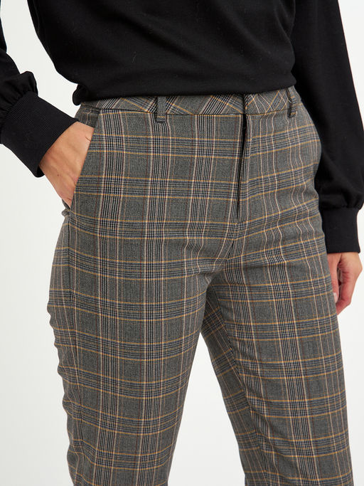 брюки женские серые в клетку - Glenfield фото 4