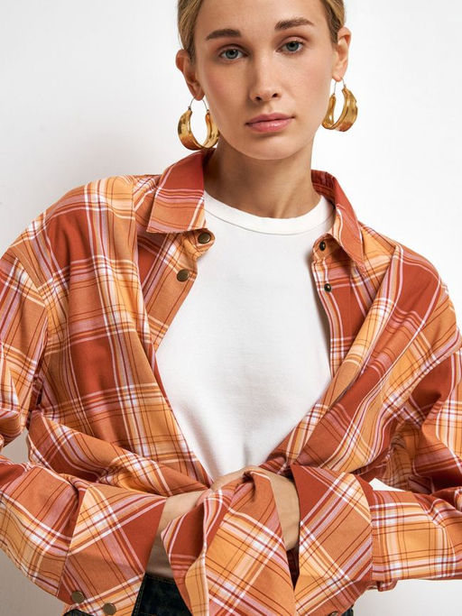 10200260508 Блузка жен. Laundi медный - Concept club фото 7