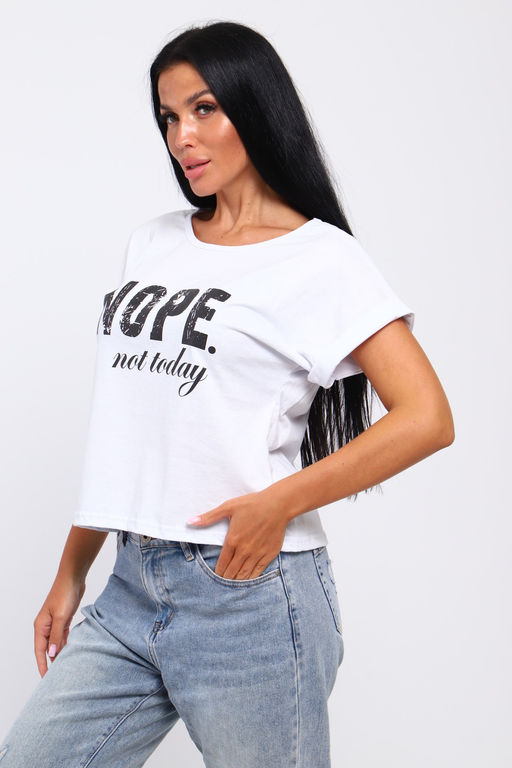 Футболка с надписью Nope, not today, Арт. 804