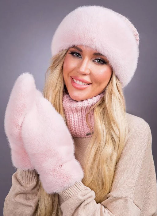 шапка Ника трикотаж экомех клевер - Davidovfox фото 3