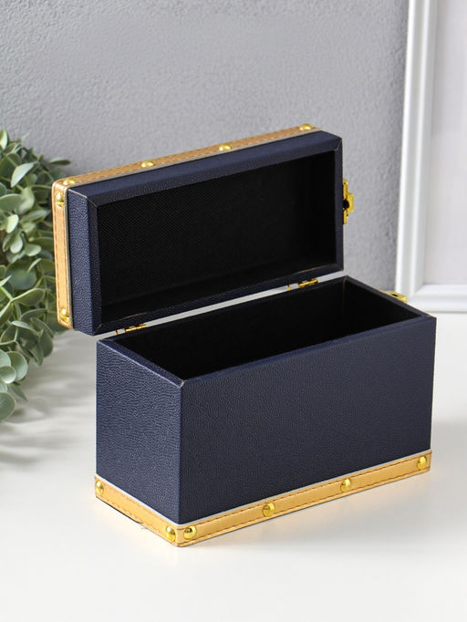 Шкатулка дерево "Синий туман" 20х9х14 см