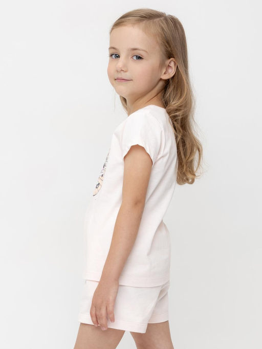 КР 302715/розовый к553 фуфайка (футболка) для дев - Crockid фото 4