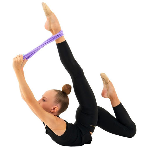 Скакалка гимнастическая Grace Dance, 3 м, цвет сиреневый  фото 5