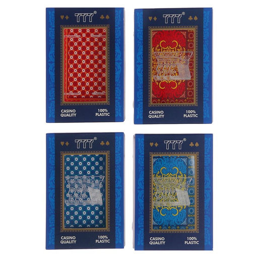 Карты игральные пластиковые 777 54 шт, 30 мкм, микс - Simaland фото 4