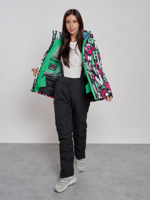 Горнолыжный костюм женский зимний черного цвета 022302Ch - Mtforce фото 12