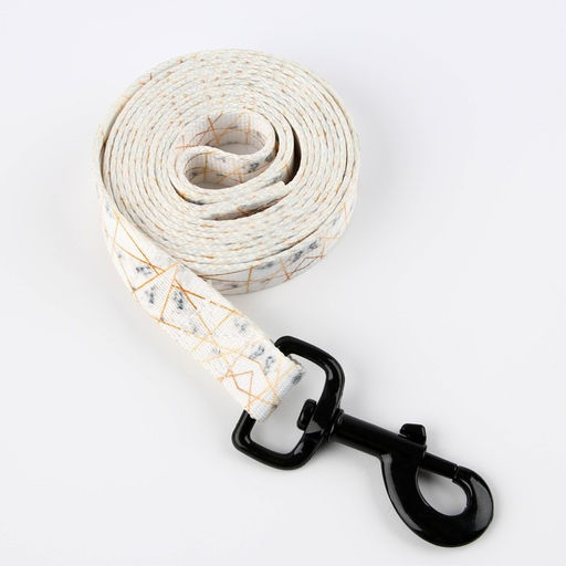 Набор Мрамор, застёжка - фастекс, поводок 2 м и ошейник 28-46 см - Пушистое счастье фото 4