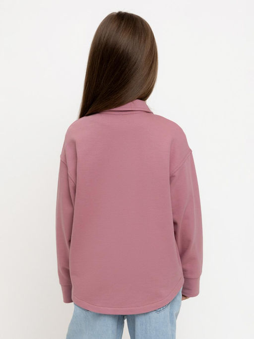 КР 302677/пепельная роза рубашка для дев