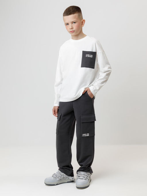 КР 400859/антрацитовый 3902 к602 брюки для мал - Crockid фото 3