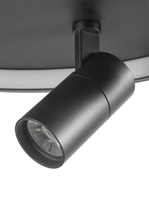 Люстра FL51393, пульт, LED, 3000-6400K, 65 Вт, 56×48×12 см, чёрная