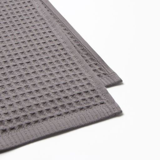 Полотенце вафельное LoveLife Waffle gray 100×150 см, хлопок 100%, серое