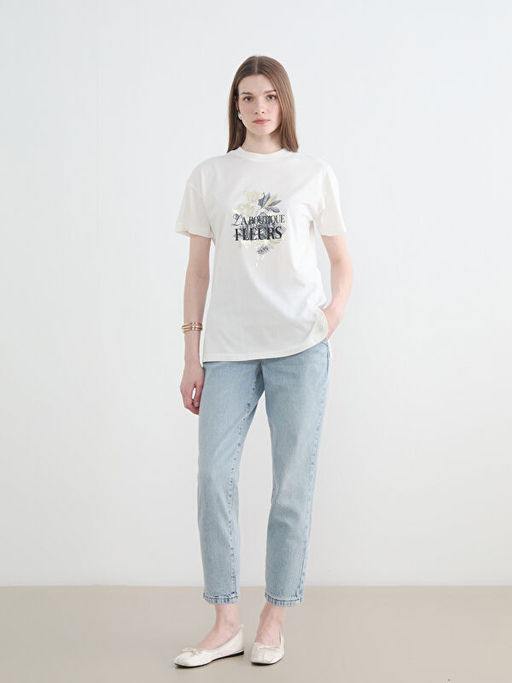 Джинсы женские Beli Lastikli Slouchy Fit на резинке Slouchy Fit