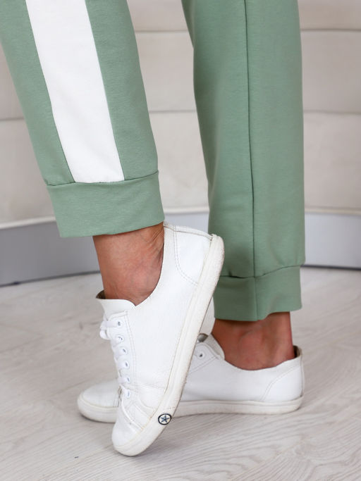 Костюм женский К-202 (футер с лайкрой) Какао - Elenatex фото 11