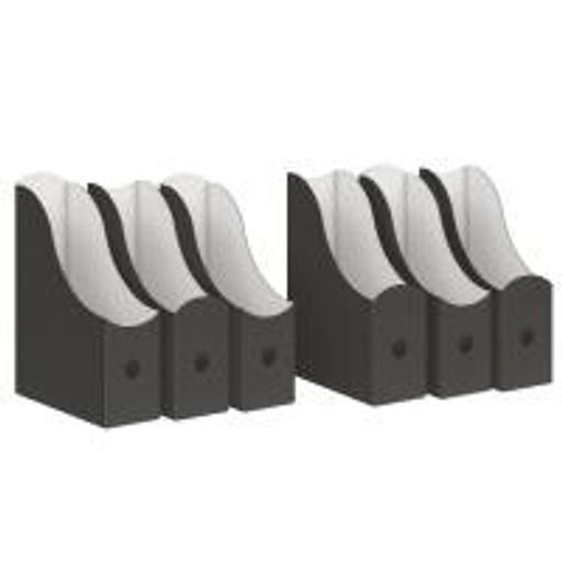 VAL CG-3VP-BL-85mono Лоток для бумаг верт,6шт.,3шт-29,5*23,5*8,5см,3шт-31*23,5*8,5см,CLASSIC GREY, шт