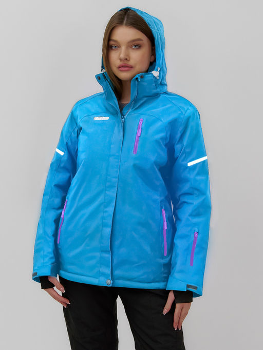 Куртка горнолыжная Chunmai 01_1Gl женская голубая утеплитель 480-580 г/м² фото 4