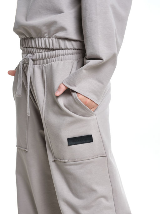 Комплект спортивный для девочки 22-7666 серый - Mini maxi фото 8