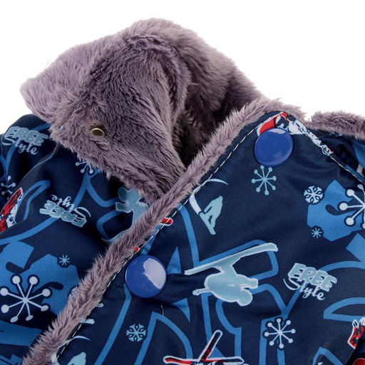 Комбинезон зимний для животных Лыжник, XS (ДС 18-20, ОШ 22-24, ОГ 29-30 см), микс - Пижон фото 8