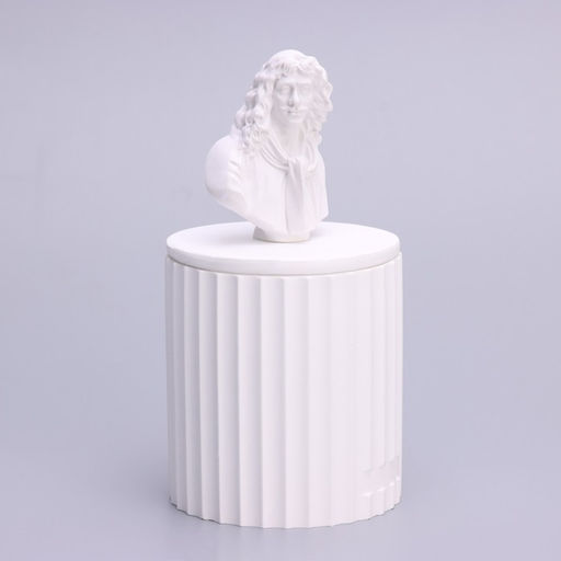 Ароматическая свеча в подсвечнике «Мольер», апельсиновое дерево, 13×7 см, соевый воск, 160 г