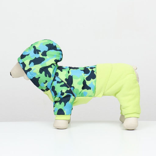 Комбинезон Go-Иди с утяжкой, размер 16 (ДС 36, ОГ 46, ОШ 35 см), зелёный/камуфляж - Simaland фото 4