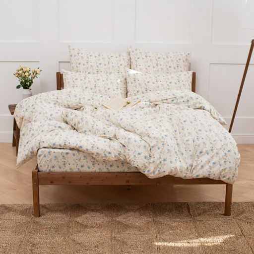 КПБ Чистый хлопок, 2,0 спальный с простыней на резинке, наволочки 50х70, поплин, 100% хлопок, Сердечки ВБ Пододеяльник 177х215; простыня 160х200х25; наволочка 50х70 (2шт) 2,0 спальный с простыней на резинке 160х200х25 - Традиция фото 10