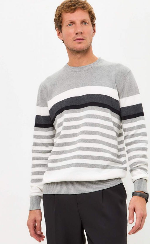 Джемпер F421-1549 grey melange - Fine joyce фото 2