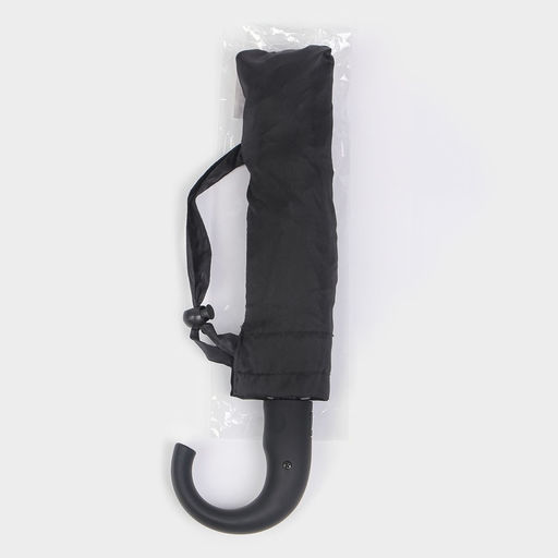 Зонт полуавтоматический «Мрак», эпонж, 3 сложения, 8 спиц, R=47/55 см, d=94 см, чёрный