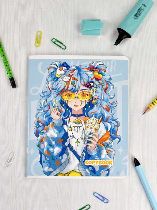 Цена за 5 штТетрадь, 48 л, клетка, арт. 66715/ 5 МОДНИЦЫ /А5+, мягкий переплёт (2 скобы), обложка - конгрев + выборочный ТВИН УФ-лак, мелованный картон 190 г/м?, Упаковка Ассорти/