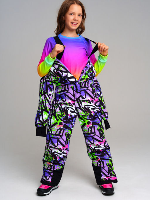 32421013 Комбинезон с полиуретановым покрытием для девочек