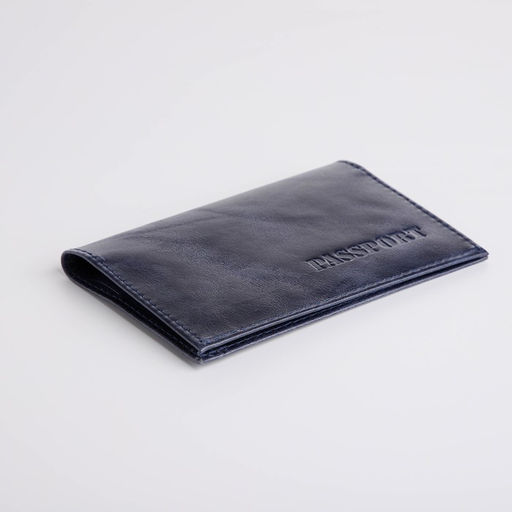 Обложка для паспорта, цвет синий - Simaland фото 3