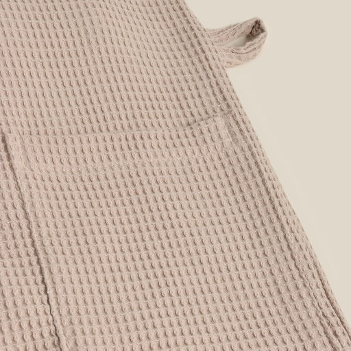 Халат вафельный мужской SL HOME: Basic «Саббиа», размер S, хлопок 100%, коричневый