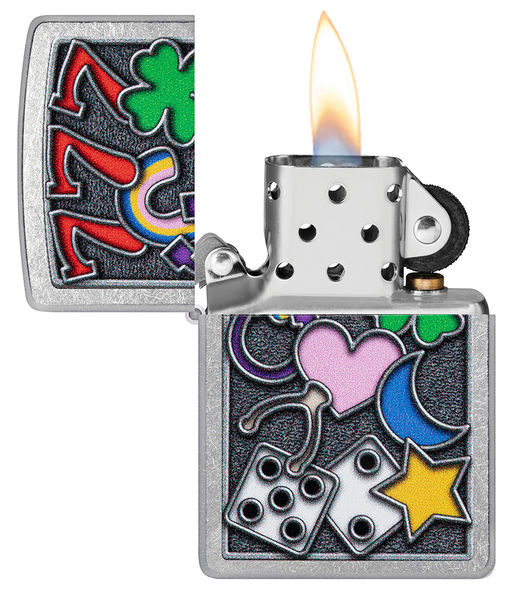 Зажигалка ZIPPO Талисманы удачи | All Luck 48682  фото 3