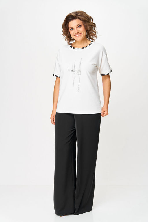 Футболка Rumoda 2263 молочный  фото 4