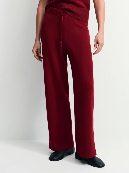 Прямые вязаные брюки / Zarina