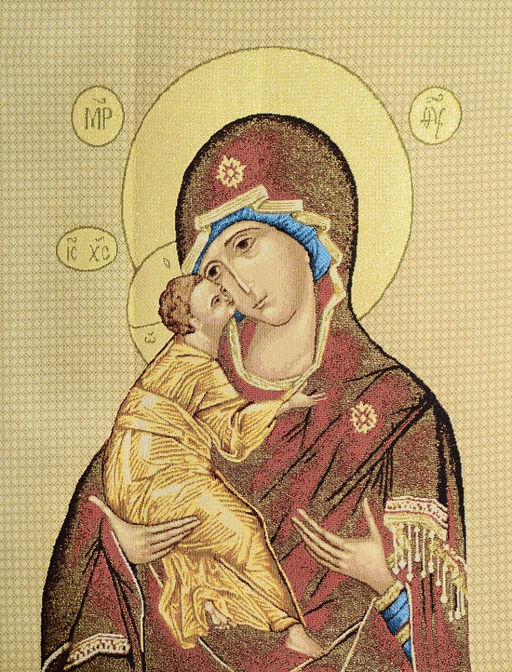 Икона Владимирская - гобеленовая картина