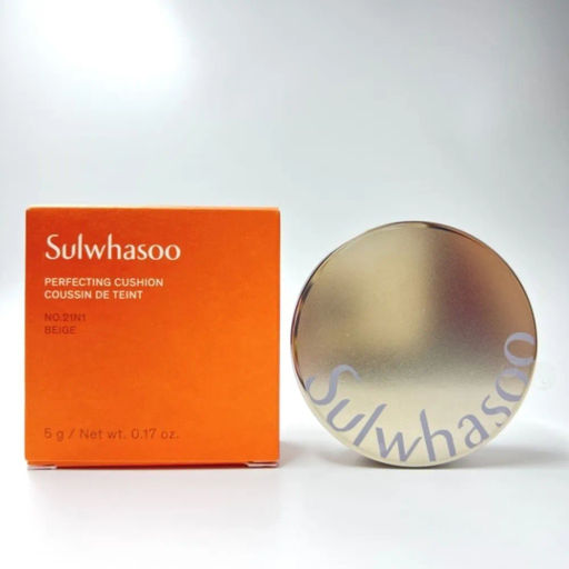 Кушон мини с полуматовым финишем SULWHASOO Perfecting Cushion SPF50+/PA+++ No.21N1 Beige, 5g