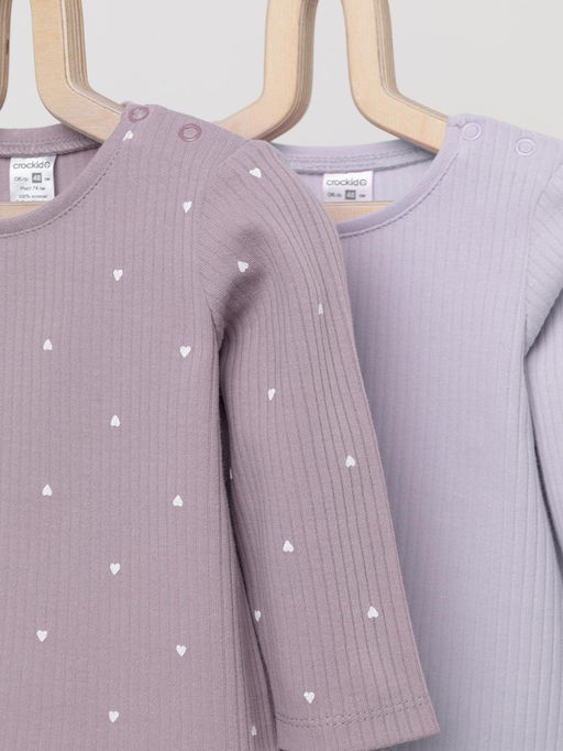Джемпер Crockid К 302520 нежно-лавандовый набор 2 шт для новорожденных  фото 3