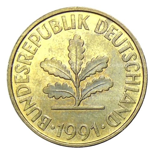 10 пфеннигов 1991 года F Германия