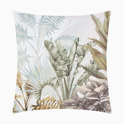 Наволочка декоративная Этель Тропический сад 45х45см, полиэстер, велюр
