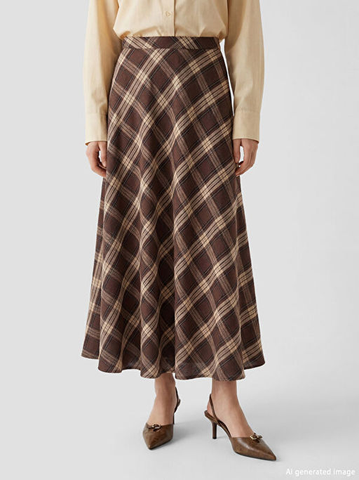 Beli Fermuarl? Ekose A Kesim Etek