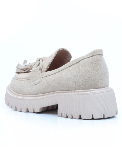 03-5929-2 BEIGE Лоферы женские - No name фото 7