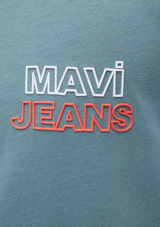 Mavi Jeans Bask?l? Yesil Tisort  фото 6