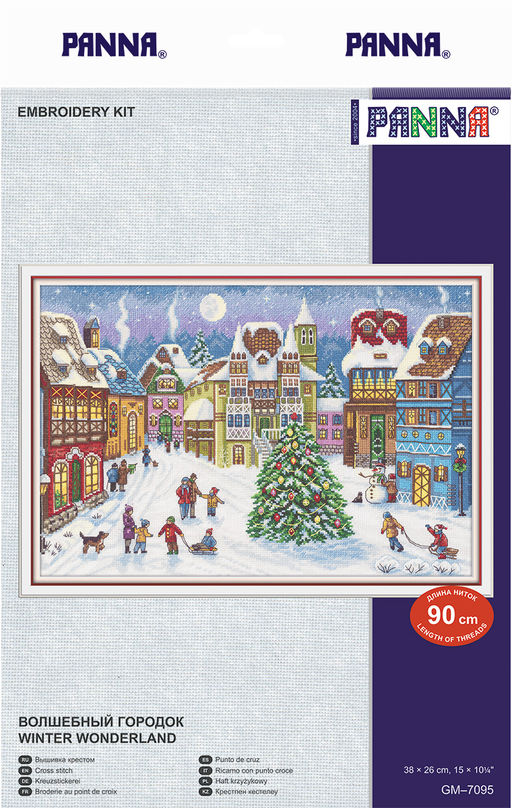 Набор для вышивания PANNA GM-7095 Волшебный городок 38 х 26 см