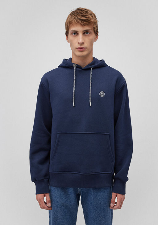 Mavi Logo Nak?sl? Kapusonlu Lacivert Sweatshirt  фото 3