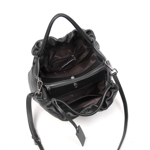 Женская сумка, кожа, MIRONPAN 36066 Черный