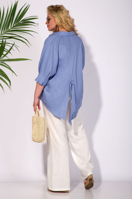 Рубашка Liliana 1313 голубой  фото 7