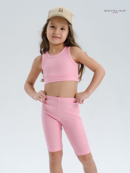 Костюм Тренд лапша розовый - Sovalina фото 2