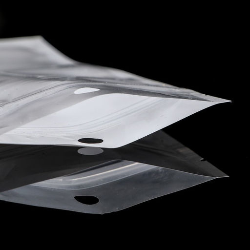 Цена за 50 шт. Пакет Zip-lock ПП, белый, со сплошным окном, плоский, еврослот 9×16 см