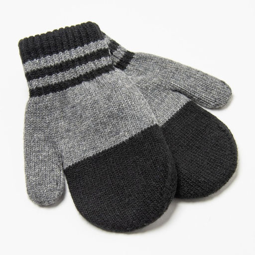 Варежки детские, цвет серый, размер 18 - Rossini фото 2