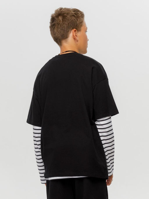 КБ 302928/черный 1413 фуфайка (футболка) дет